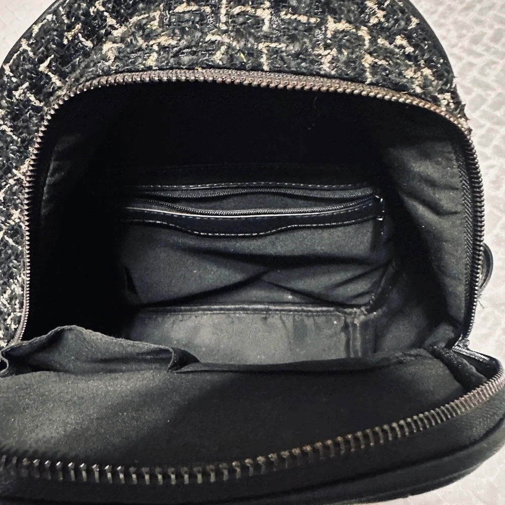 Badgley Mischka Diamond-Quilted Nylon Backpack